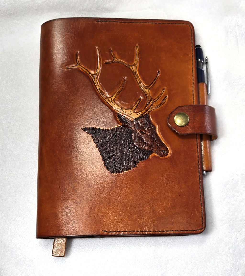 Notepad Hand tooled A5