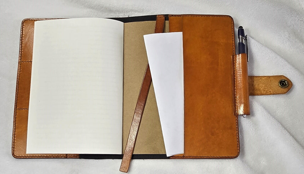 Notepad Hand tooled A5