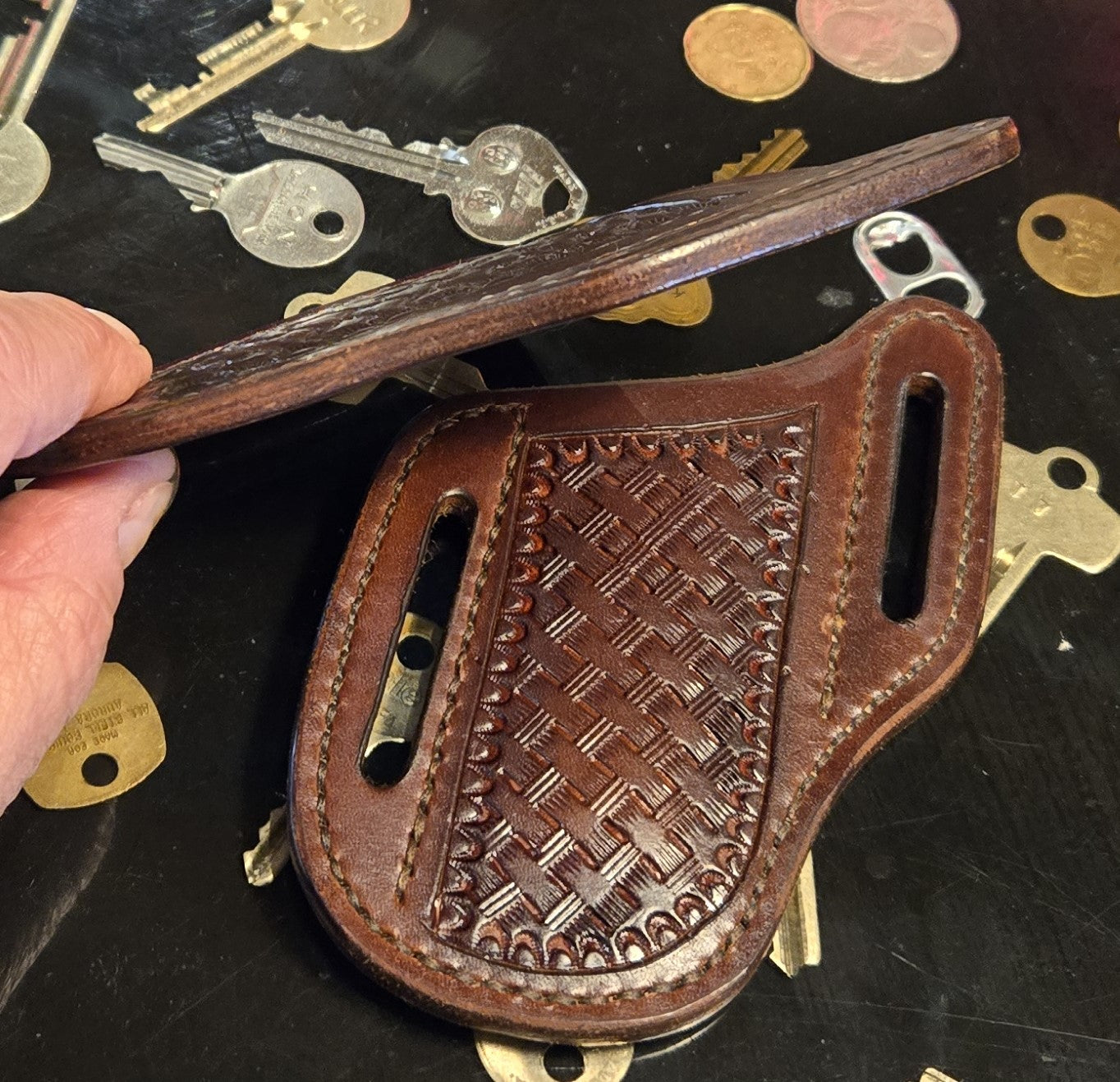 Pancake Sheath fits 4.5" Trapper knife