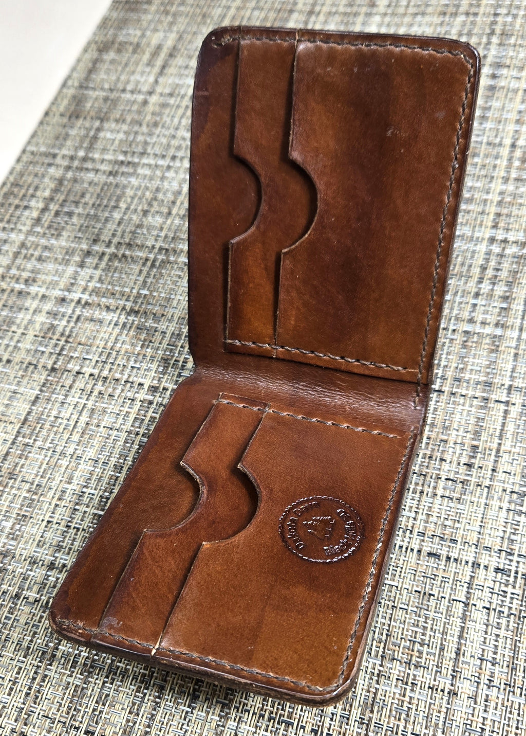 Wallet Mens basket weave